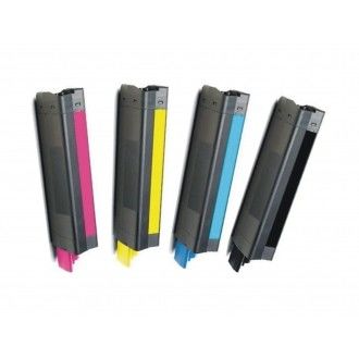 OKI Toner Cartridge Compatibel met OKIDATA C810 Zwart Cyaan Magenta Geel Hoge Paginaopbrengst 8000 Pagina's ISO SGS Gecertificeerd