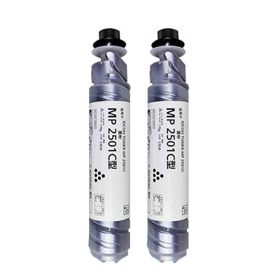 Voorbeeldbestelling beschikbaar voor het testen van Ricoh MP2501C zwarte tonerpatronen voor MP2014 MP2001 MP2501 kopieerapparaat