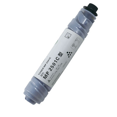 Voorbeeldbestelling beschikbaar voor het testen van Ricoh MP2501C zwarte tonerpatronen voor MP2014 MP2001 MP2501 kopieerapparaat